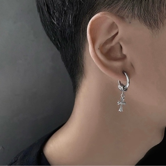 Cross Earrings - Picture 4 of 4